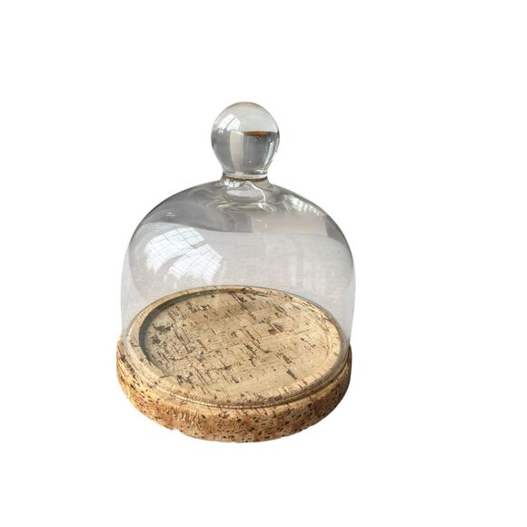 Glass Dome with Cork Base – Unused - Picture 4 of 4